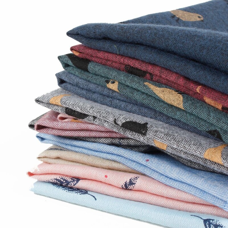 Нов стил Мъжки шалове с носни кърпи Нежни памучни носни кърпи с джобни квадратни кърпички Модни сватбени аксесоари с цветя Подарък