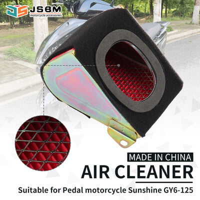 JSBM Filtru de aer de înlocuire pentru curățarea admisiei pentru scooter Go Kart Triunghi Style Dean 6 125cc 150cc MF27 17213-GY6-9400