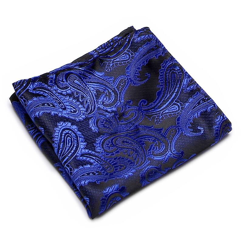 Марка Класическа Гореща разпродажба Носна кърпичка Аксесоари за черен костюм Едноцветен мъжки рожден ден на Ейбрахам Линкълн Fit Workplacee