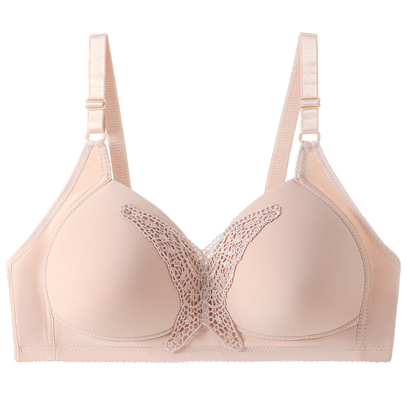 Novi raznobojni debeli ženski grudnjaci za žene pune košarice, bežični tanki prozračni čipkasti grudnjak Ženski grudnjaci s velikim košaricama, grudnjak za mame s velikim košaricama