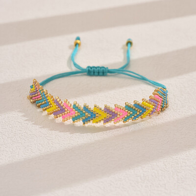 ZHONGVI Miyuki helmestest käevõrud mitmekihilised Böömimaa klaasist seemned käsitsi valmistatud reguleeritavad ehted naistele meestele