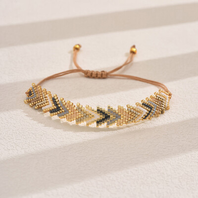 ZHONGVI Miyuki helmestest käevõrud mitmekihilised Böömimaa klaasist seemned käsitsi valmistatud reguleeritavad ehted naistele meestele