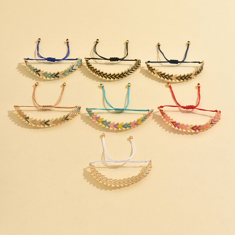 ZHONGVI Miyuki helmestest käevõrud mitmekihilised Böömimaa klaasist seemned käsitsi valmistatud reguleeritavad ehted naistele meestele