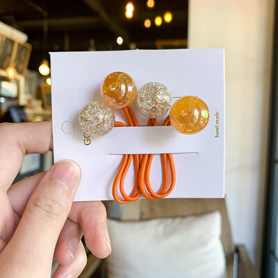 2 KOM Nove šarene čarobne perle Princess pokrivala za glavu Dječje elastične trake za kosu Dječji ukrasi za glavu Dječja užad za kosu Dodaci za djevojčice