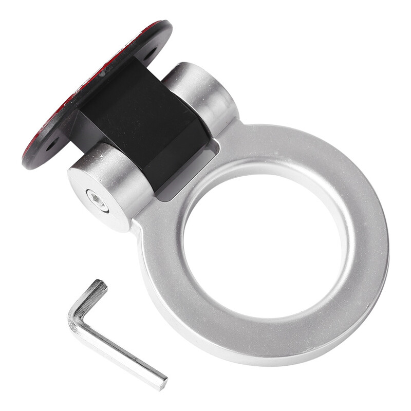 Cârlig universal pentru remorcă pentru mașină ABS Decorare Inel de curse/Stil triunghi Cârlig decorativ de remorcare Accesorii pentru exterior auto