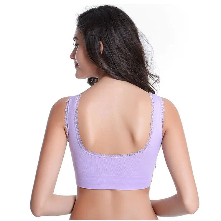 Grudnjaci za jogu za spavanje otporni na udarce za trčanje Bešavni sportski grudnjak s naramenicama, podesivo skupljeno donje rublje bez tragova za aktivne žene
