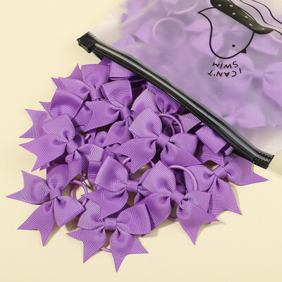 5/10/20 buc. Mini funde de culoare solidă benzi de păr elastice pentru copii, fete, bandă de cauciuc mică, cravată de păr, suport pentru coadă de cal, accesorii pentru păr