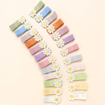 24 komada kopče za kosu s mašnom u boji za djevojčice Potpuno podstavljene kopče za punu pokrivenost Djevojačke kopče za kosu s mašnom Dječji dodaci za kosu za bebe Pokrivala za glavu