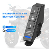 IP67 Αδιάβροχο ασύρματο τηλεχειριστήριο Bluetooth 5.0 για χρήση μοτοσυκλέτας/μοτοσικλέτας/ποδήλατο στο τιμόνι για τηλέφωνο/ακουστικό κράνους