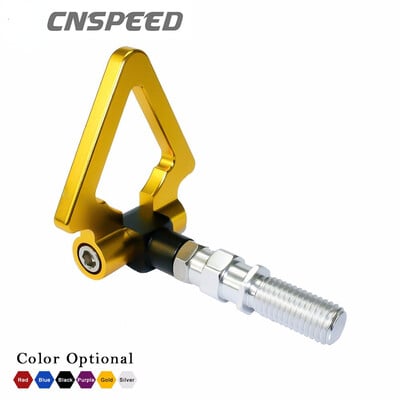 CNSPEED Racing Billet Alumiiniumist eesmine tagumine automaatne kolmnurkrõngas haagise veokonksu komplekt Pukseerimiskonksud Jaapani autole YC100973