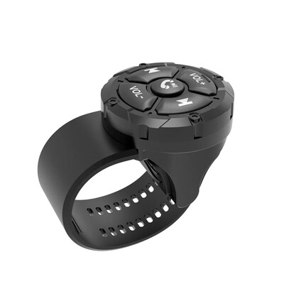 Bluetooth медиен бутон Дистанционно управление IPX6 Водоустойчива каишка Тип безжичен контролер за кола, велосипед, мотоциклет, волан