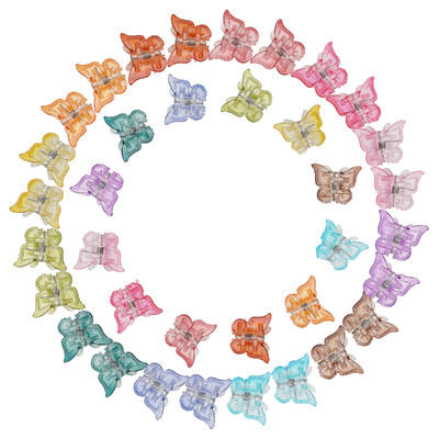 50BUC Agrafe de păr Fluture Agrafe de păr pentru fetiță Mini Agrafe drăguțe Accesorii de păr Comert cu ridicata