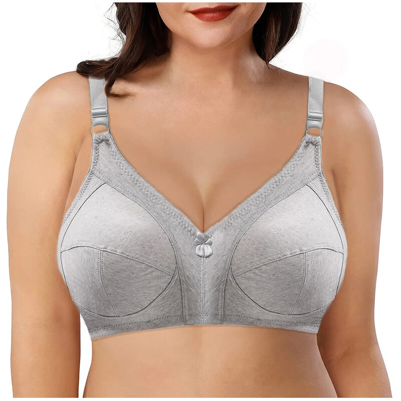 Sutiene de marime mari pentru femei 38C-50F Deep V Bralette Sutien din dantela Lenjerie fără fir Lenjerie sexy Bumbac moale bh CDEFG cup C01