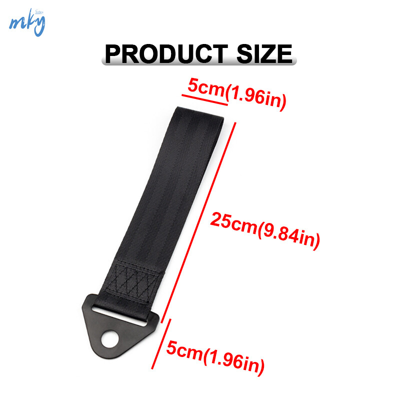 Curea de remorcare cu pandantiv de culoare mașină de înaltă calitate Cureaua de remorcare frânghie Panglică Accesorii auto Corzi de remorcă Bara de protecție Cureaua de remorcare Cureaua de remorcă