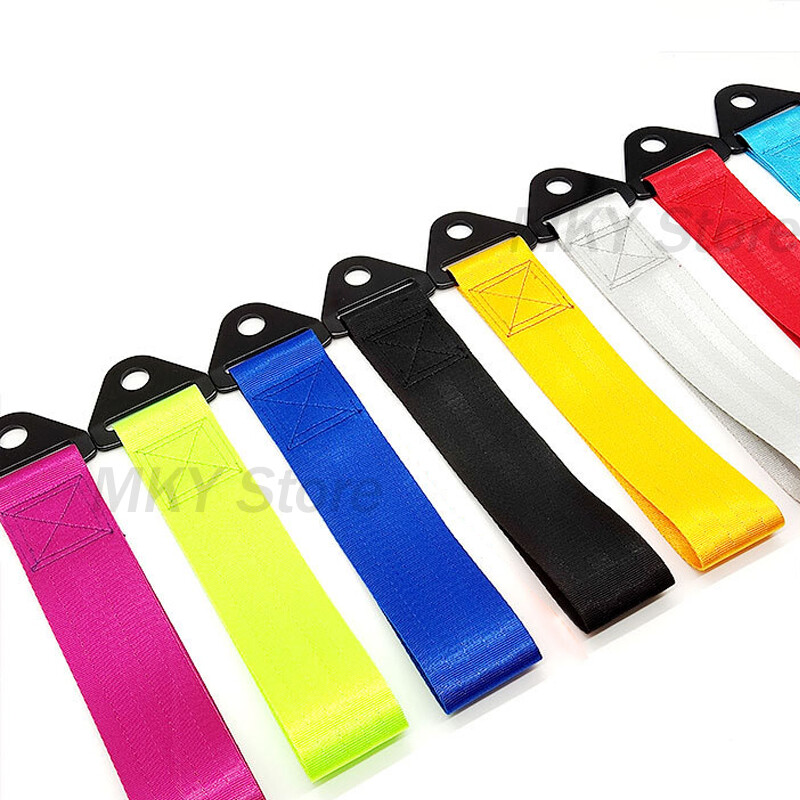 Curea de remorcare cu pandantiv de culoare mașină de înaltă calitate Cureaua de remorcare frânghie Panglică Accesorii auto Corzi de remorcă Bara de protecție Cureaua de remorcare Cureaua de remorcă