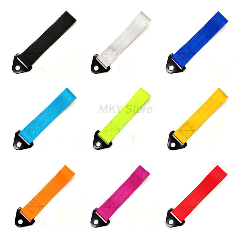 Curea de remorcare cu pandantiv de culoare mașină de înaltă calitate Cureaua de remorcare frânghie Panglică Accesorii auto Corzi de remorcă Bara de protecție Cureaua de remorcare Cureaua de remorcă