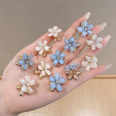 Molans 10 komada novih malih cvjetnih kandži za kosu, mala kopča za kosu, ženski dodaci za kosu