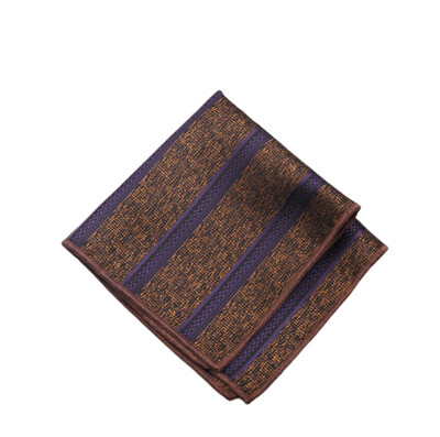 23*23CM Batista de lux pentru bărbați, cu flori, cu dungi, papuci florali, din poliester, pentru afaceri, roșu de buzunar, piept, prosop nuntă