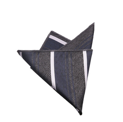 23*23CM Batista de lux pentru bărbați, cu flori, cu dungi, papuci florali, din poliester, pentru afaceri, roșu de buzunar, piept, prosop nuntă