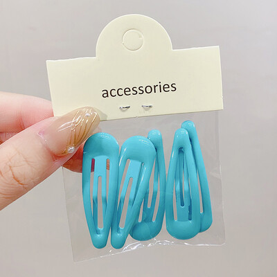 5 kom/komplet u vrećici, slatke kopče za kosu u obliku kapljice za djevojčice, BB ukosnice sa strane, osnovne ukosnice, dječji modni dodaci za kosu