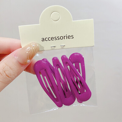 5 kom/komplet u vrećici, slatke kopče za kosu u obliku kapljice za djevojčice, BB ukosnice sa strane, osnovne ukosnice, dječji modni dodaci za kosu