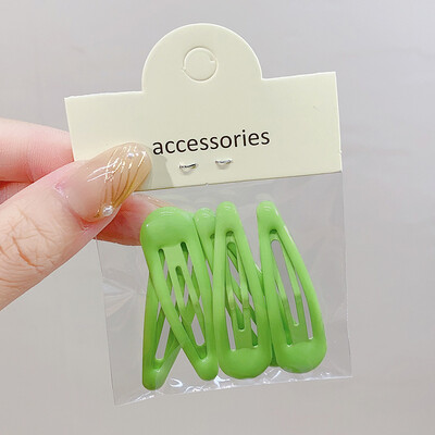 5 kom/komplet u vrećici, slatke kopče za kosu u obliku kapljice za djevojčice, BB ukosnice sa strane, osnovne ukosnice, dječji modni dodaci za kosu