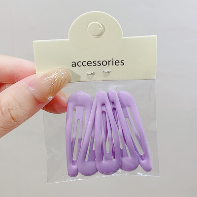 5 kom/komplet u vrećici, slatke kopče za kosu u obliku kapljice za djevojčice, BB ukosnice sa strane, osnovne ukosnice, dječji modni dodaci za kosu