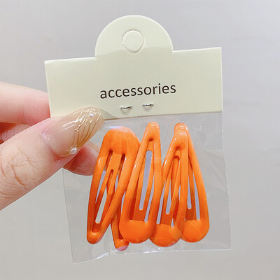 5 kom/komplet u vrećici, slatke kopče za kosu u obliku kapljice za djevojčice, BB ukosnice sa strane, osnovne ukosnice, dječji modni dodaci za kosu