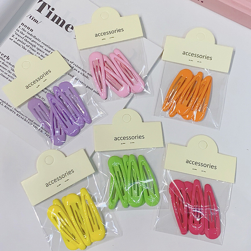 5 kom/komplet u vrećici, slatke kopče za kosu u obliku kapljice za djevojčice, BB ukosnice sa strane, osnovne ukosnice, dječji modni dodaci za kosu