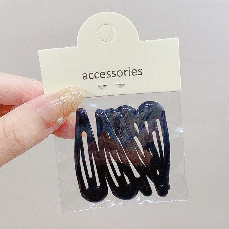 5 kom/komplet u vrećici, slatke kopče za kosu u obliku kapljice za djevojčice, BB ukosnice sa strane, osnovne ukosnice, dječji modni dodaci za kosu