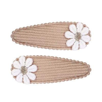 2 bucăți drăguțe agrafe de păr pentru fetiță, floare, margaretă, pentru copii, prințesă, accesorii pentru păr pentru copii, cleme de păr în stil coreean de primăvară