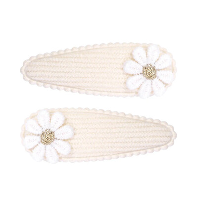 2 bucăți drăguțe agrafe de păr pentru fetiță, floare, margaretă, pentru copii, prințesă, accesorii pentru păr pentru copii, cleme de păr în stil coreean de primăvară