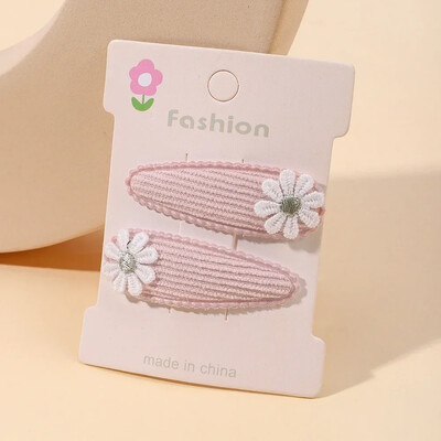 2 bucăți drăguțe agrafe de păr pentru fetiță, floare, margaretă, pentru copii, prințesă, accesorii pentru păr pentru copii, cleme de păr în stil coreean de primăvară