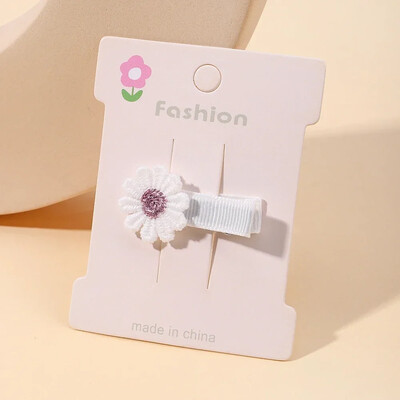 2 bucăți drăguțe agrafe de păr pentru fetiță, floare, margaretă, pentru copii, prințesă, accesorii pentru păr pentru copii, cleme de păr în stil coreean de primăvară