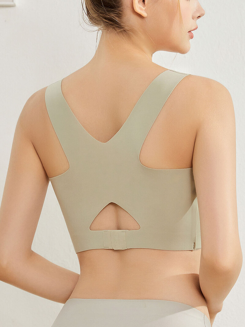 Sutien cu buzunare sport fără cusături pentru mastectomie femei proteză de sân țesătură de confort înalt