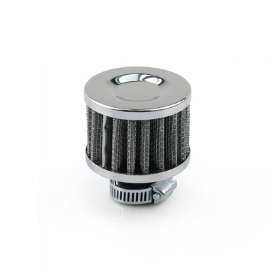 12mm automobilio oro filtras šalto oro įsiurbimo didelio srauto karterio ventiliacijos dangčio alsavimo filtras turbo ventiliacijos modifikavimo filtras automobilio priedas