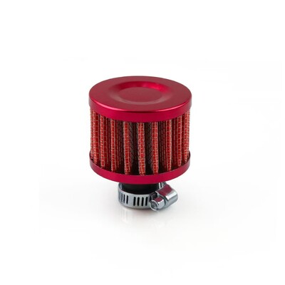 12mm automobilio oro filtras šalto oro įsiurbimo didelio srauto karterio ventiliacijos dangčio alsavimo filtras turbo ventiliacijos modifikavimo filtras automobilio priedas