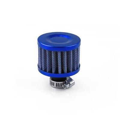 12mm automobilio oro filtras šalto oro įsiurbimo didelio srauto karterio ventiliacijos dangčio alsavimo filtras turbo ventiliacijos modifikavimo filtras automobilio priedas