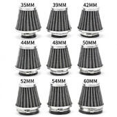 1 buc Universal 35-60mm Filtru de aer conic pentru curățarea gropii de murdărie Filtru cu debit mare de aer Filtru de aer conic Curățător de murdărie