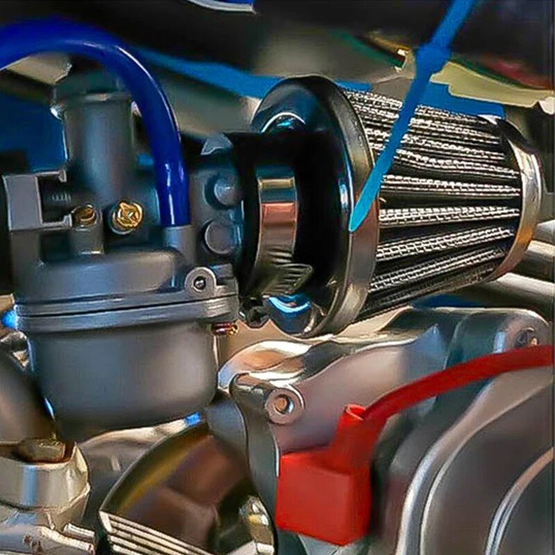 1 buc Universal 35-60mm Filtru de aer conic pentru curățarea gropii de murdărie Filtru cu debit mare de aer Filtru de aer conic Curățător de murdărie