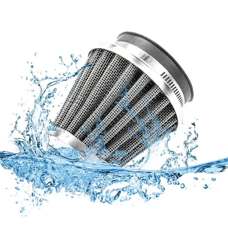 1 buc Universal 35-60mm Filtru de aer conic pentru curățarea gropii de murdărie Filtru cu debit mare de aer Filtru de aer conic Curățător de murdărie