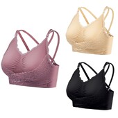 2024 Sutien sport noi pentru femei Sutiene Criss în față cu cataramă laterală Sutien sport din dantelă Sutien fără fir Push Up fără cusături cu detașabil