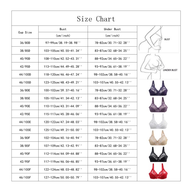 Дамско бельо 36/80 38/85 40/90 42/95 44/100 46/105 Bcdef 3/4 чаши сутиен Секси дантелен прозрачен сутиен за жени Без стоманен пръстен Бельо