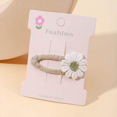 2 bucăți drăguțe agrafe de păr pentru fetiță, floare, margaretă, pentru copii, prințesă, accesorii pentru păr pentru copii, cleme de păr în stil coreean de primăvară