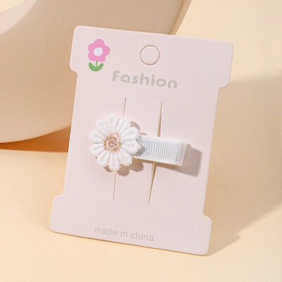 2 bucăți drăguțe agrafe de păr pentru fetiță, floare, margaretă, pentru copii, prințesă, accesorii pentru păr pentru copii, cleme de păr în stil coreean de primăvară