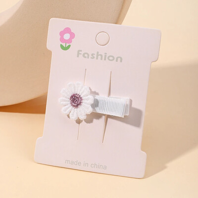 2 bucăți drăguțe agrafe de păr pentru fetiță, floare, margaretă, pentru copii, prințesă, accesorii pentru păr pentru copii, cleme de păr în stil coreean de primăvară