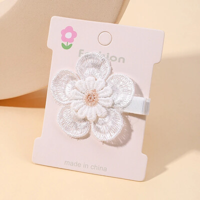 2 bucăți drăguțe agrafe de păr pentru fetiță, floare, margaretă, pentru copii, prințesă, accesorii pentru păr pentru copii, cleme de păr în stil coreean de primăvară