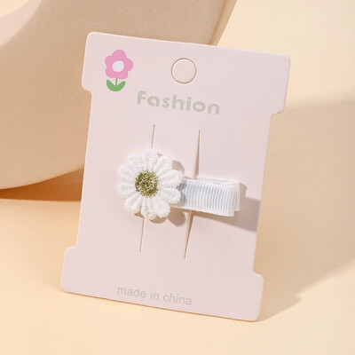 2 bucăți drăguțe agrafe de păr pentru fetiță, floare, margaretă, pentru copii, prințesă, accesorii pentru păr pentru copii, cleme de păr în stil coreean de primăvară