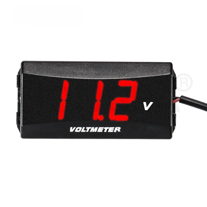 Voltmetar za motocikle modifikacija pribora 12V-60V LCD zaslon elektronički mjerač, električni motocikl univerzalni