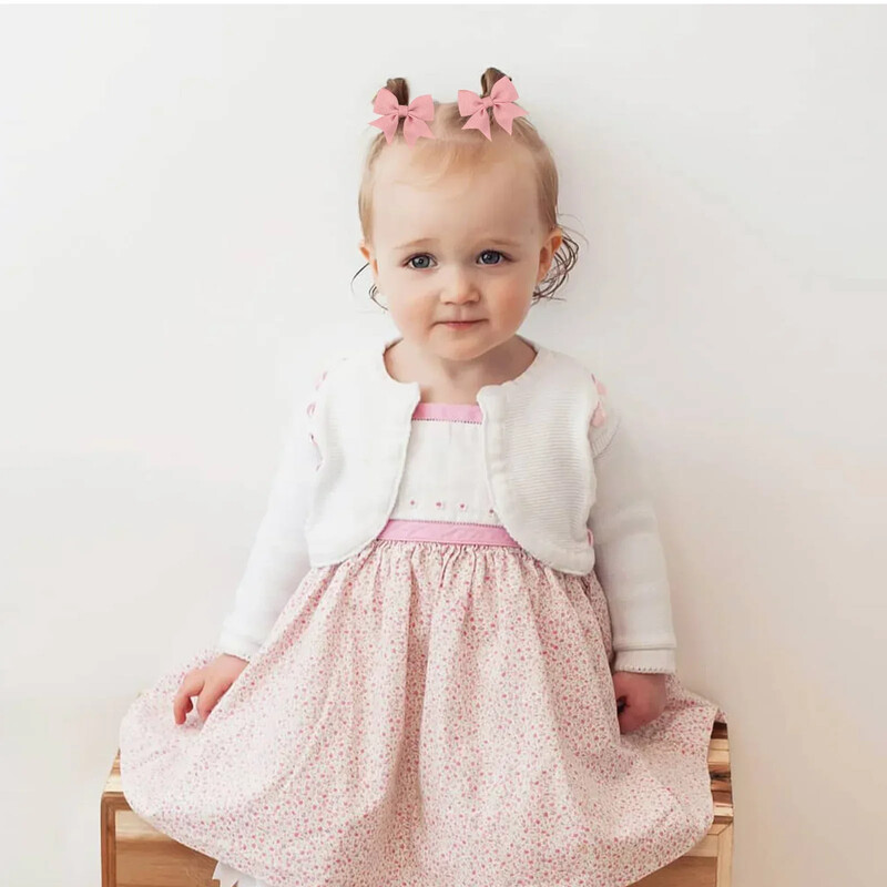 10 kom/lot Grosgrain vrpca mašne s kikicama Elastične vezice za kosu Držači gumica za kosu Novogodišnji dodaci za kosu za djevojčice Poklon